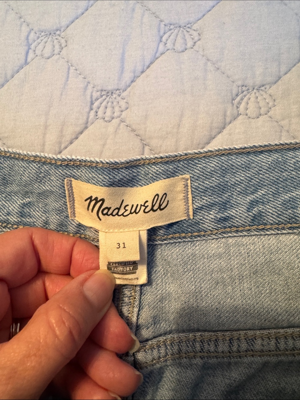 Madewell Light Blue Wide-Leg High-Rise Jeans with Belt - Picture 2 of 7